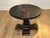 One-of-a-Kind 42” Diameter Guatemala Antique Wagon Wheel Top with Custom Cedro Wood Base from Dos Gallos, Inc. in Lis...