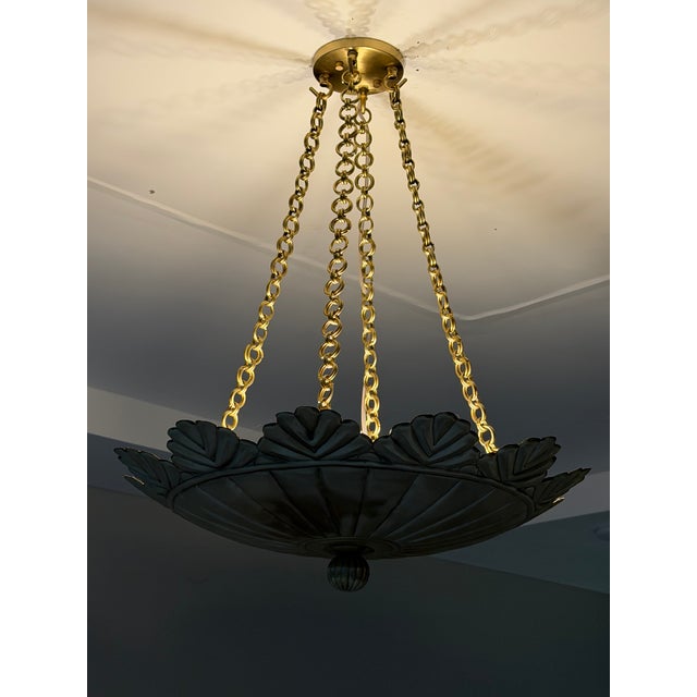 Not Yet Made - Made To Order Unique Design Brass Pendant Light Fixture For Sale - Image 5 of 13