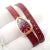 Contemporary Bulgari 18k Rose Gold Diamond Tubogas Red Serpenti Snake Watch + Band + Tool For Sale - Image 3 of 11