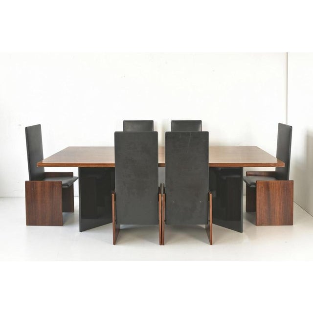 Large Dining Table in Walnut, Germany, 1980s For Sale - Image 11 of 16