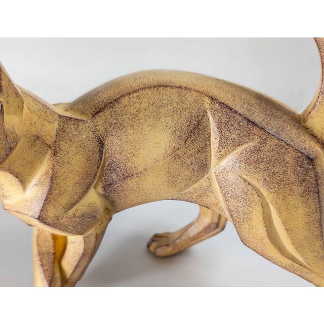 21st Century Modern Cubist Cat Figure Sculpture by Border Fine Arts For Sale - Image 11 of 11