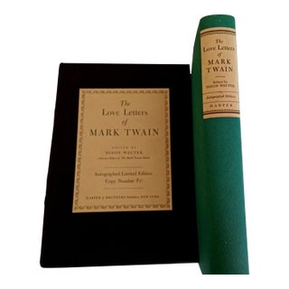 20th Century Mark Twain ,Autographed Limited Edition ,"The Love Letters ". For Sale