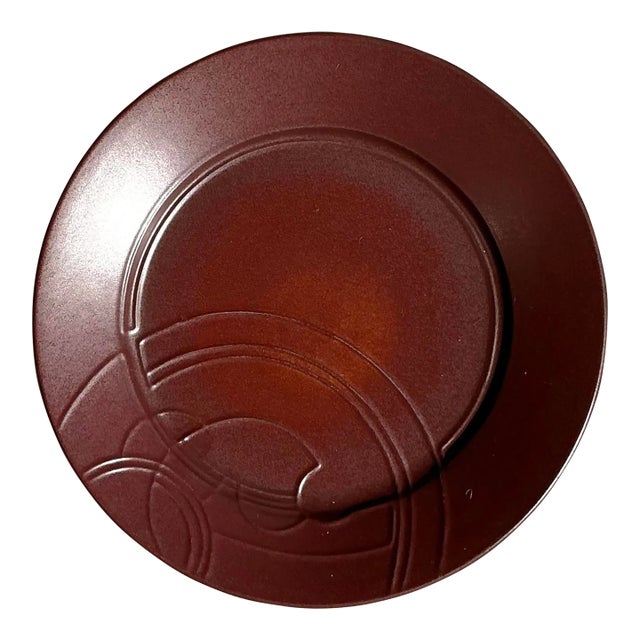 Vintage Boho Studio Pottery Plate For Sale