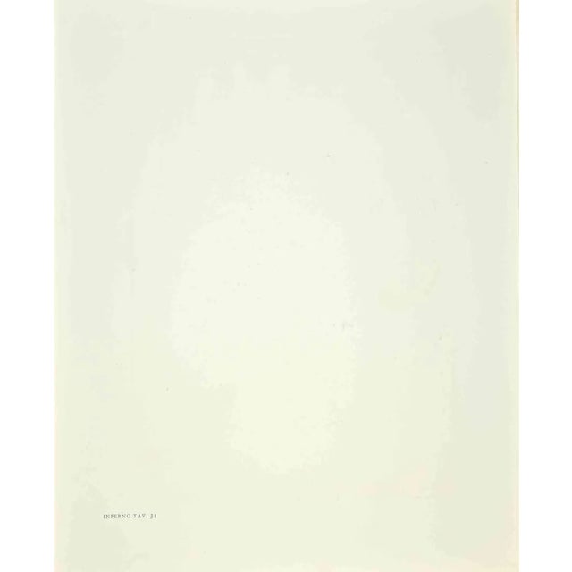 Modern Salvador Dali, Lucifer, Woodcut Print, 1963 For Sale - Image 3 of 4