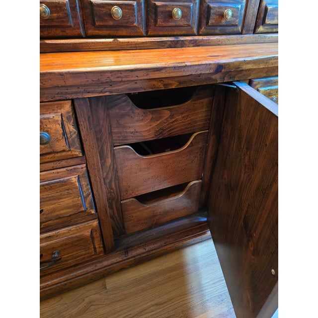 1970s Vintage Mid Century Ethan Allen Style Designer Dresser For Sale - Image 5 of 11