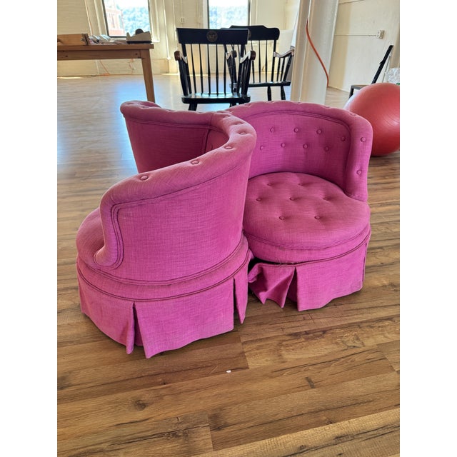 19th Century French Napoleon III "Indiscret" Three-Seat Conversation Sofa For Sale - Image 13 of 16