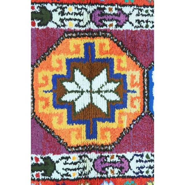 1960s Vintage Turkish Handknotted Runner Rug - 31"x128" For Sale In Raleigh - Image 6 of 11