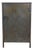 Vintage Industrial Metal Cabinet With Shelves and Weathered Patina For Sale