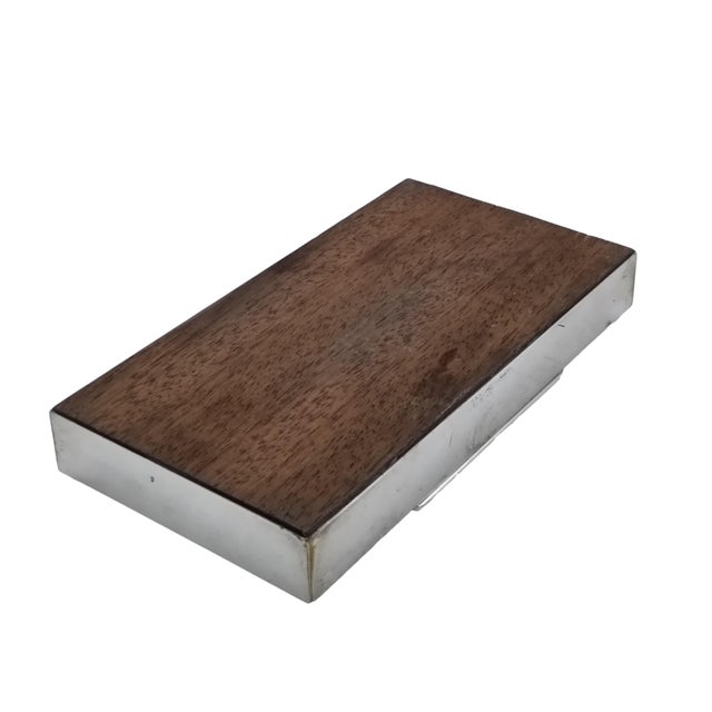 Silver-Plated Metal Cigarette Case by WMF, Germany, 1930s For Sale - Image 6 of 7