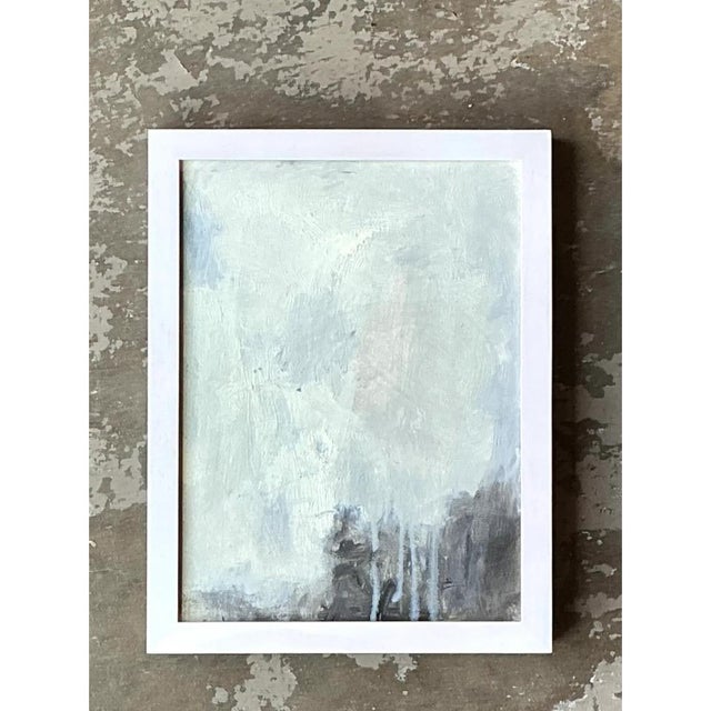 Vintage Abstract Expressionist Painting For Sale - Image 9 of 12