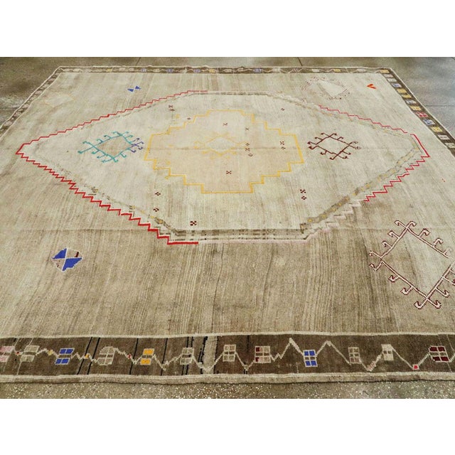 Textile Galerie Shabab Collection Mid-20th Century Turkish Anatolian Carpet For Sale - Image 7 of 10