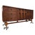 1960s Mid Century Modern Broyhill Brasilia Lowboy Walnut Triple Dresser For Sale