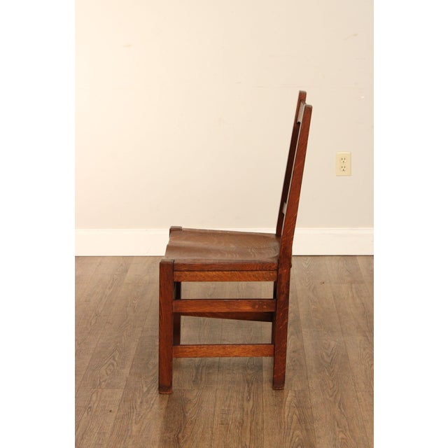 Stickley Brothers Quaint Furniture Mission Oak Side Chair Chairish