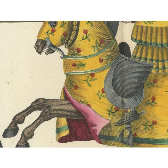 Jousting Scene, 1842, Paper For Sale - Image 3 of 8