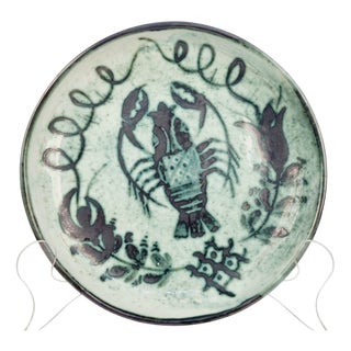 Ceramic Decorative Plate by Géza Gorka, 1960s For Sale