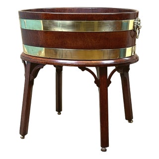 18th Century Georgian Mahogany Open Wine Cooler, 1760s For Sale
