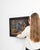 This mid 20th century painting from Belgium is a painting, housed in a wood and glass frame. Its signed detailing gives...