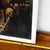 Yellow Mid Century Modern Oil Painting Abstract Expressionism Red Green Black Signed For Sale - Image 8 of 10
