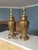 Art Deco Vintage Brass Lamps With Rams Head Motif - a Pair For Sale - Image 3 of 13