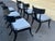 Modern Mid-Century Style Klismos Patio Dining Chairs -6 For Sale - Image 9 of 13