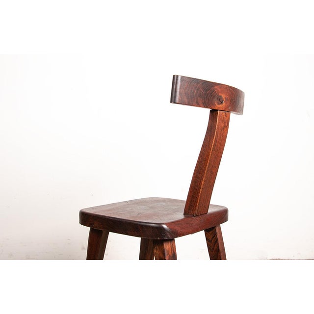 Scandinavian T Model Chairs in Elm in the style of Olavi Hanninen, 1960s, Set of 4 For Sale - Image 16 of 18