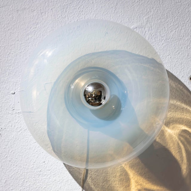 Italian Panta Sconces in Murano Glass by Giusto Toso for Leucos, 1970s, Set of 3 For Sale - Image 4 of 12