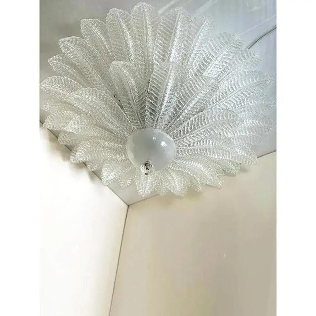 Venetian Murano Glass Flush Mounts from Simoeng, Set of 2 For Sale - Image 4 of 11