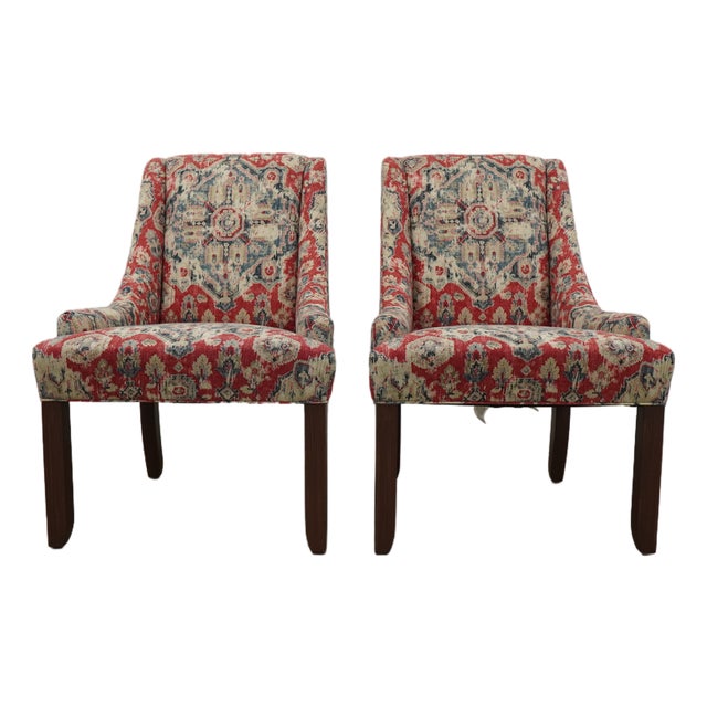 Ballard Designs Gramercy Upholstered Chairs (Set of 2) For Sale
