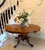 Antique Victorian Figured Mahogany Serpentine Tilt-Top Dining Centre Table, 1860s For Sale - Image 3 of 13