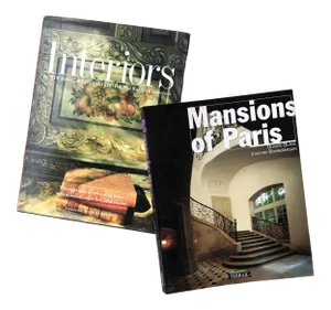 1988 “Interiors” by Min Hogg and “Mansions of Paris” by Olivier Blanc - 2 Pieces