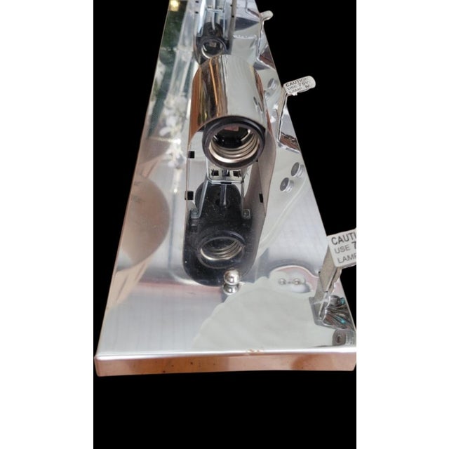Currey & Company Vintage Coastal 4 Light Seashell Chrome White Bathroom Vanity Wall Fixture Light For Sale - Image 4 of 11