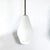 Mid-Century Modern Frosted Glass & Walnut Pendant Chandelier With Brass Fittings For Sale - Image 12 of 17