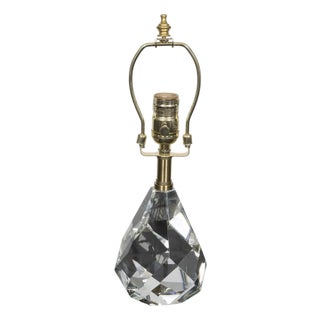 Faceted crystal fragment table lamp For Sale