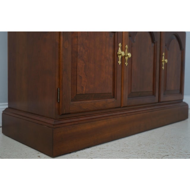 Stickley Solid Cherry Raised Panel Server Cabinet For Sale - Image 9 of 18