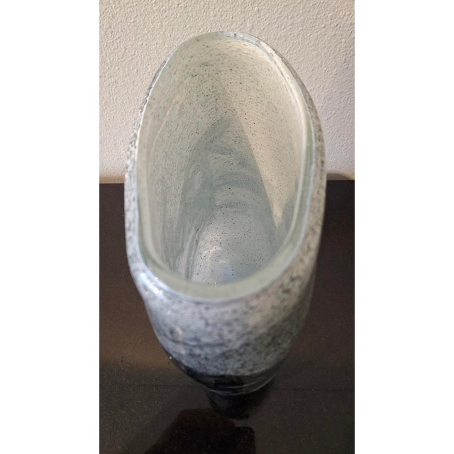 2010s Henry Dean "Spilled Black 2" Glass Vase For Sale - Image 5 of 5