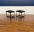 Wood Pair of Mahogany End Tables by Leighton Hall - Showroom Samples For Sale - Image 7 of 15