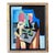 Mid-Century Cubist Oil Painting, Homage to Picasso For Sale