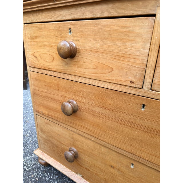 Cabin 19th Century Pine Chest of Drawers For Sale - Image 3 of 8