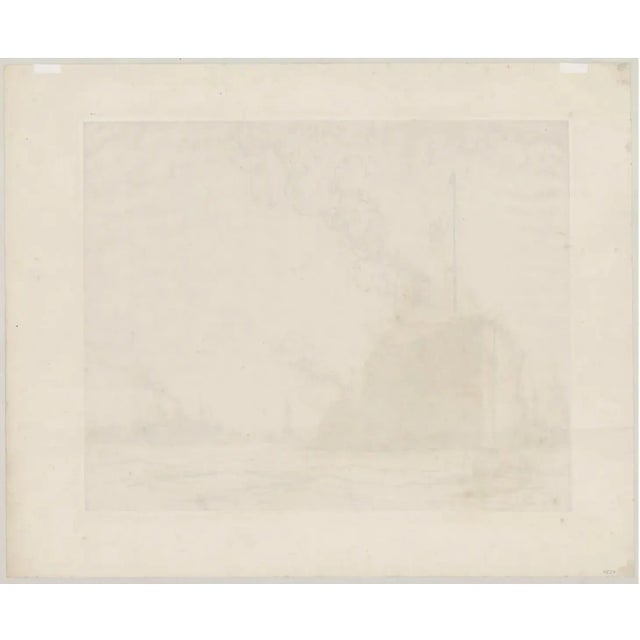 Nautical Nelson Dawson the Signal Nautical Etching 3rd State For Sale - Image 3 of 4