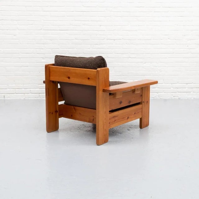 Scandivanian Pine Chair, 1980s For Sale - Image 3 of 12