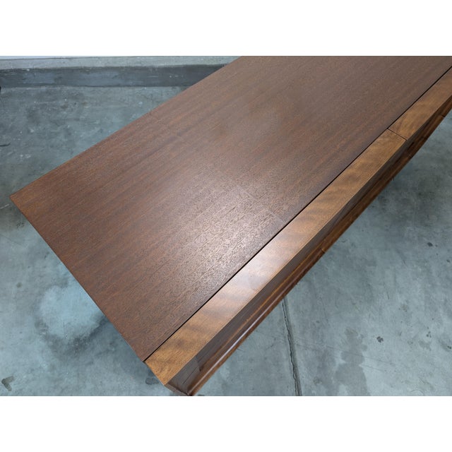 Mid Century Modern Walnut & Mahogany 10-Drawer Dresser, c.1960s For Sale - Image 10 of 18