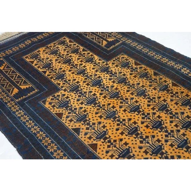 Vintage Balouch Rug 2'10'' x 4'4'' For Sale In New York - Image 6 of 9