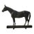 Mid 20th Century Cast Iron Horse Doorstop Signed Hunter For Sale