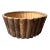 Antique Adirondack Log Wood Bowl Planter or Catchall For Sale