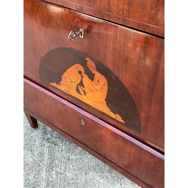 Vintage Biedermeier Chest of Drawers For Sale - Image 9 of 12