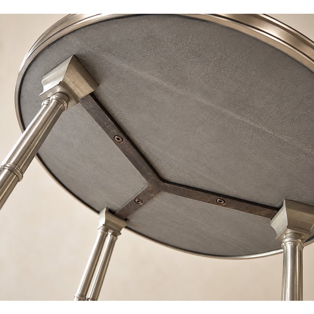 1950s Black Marble Top Side Table For Sale - Image 5 of 7