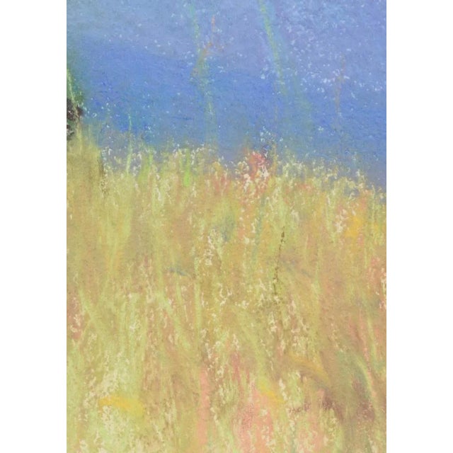 Larry Horowitz, Large Pastel Landscape Purple Mountains Landscape American Modernist Painting, 1988 For Sale - Image 13 of 16