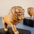 Handmade Wooden Lion Bookends, 1920s, Set of 2 For Sale - Image 9 of 16