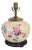 Hand-Painted Flower Porcelain Vase Table Lamp For Sale