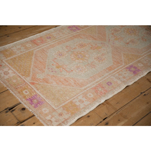 1950s Vintage Distressed Oushak Rug Runner - 3' x 8'8" For Sale - Image 5 of 9